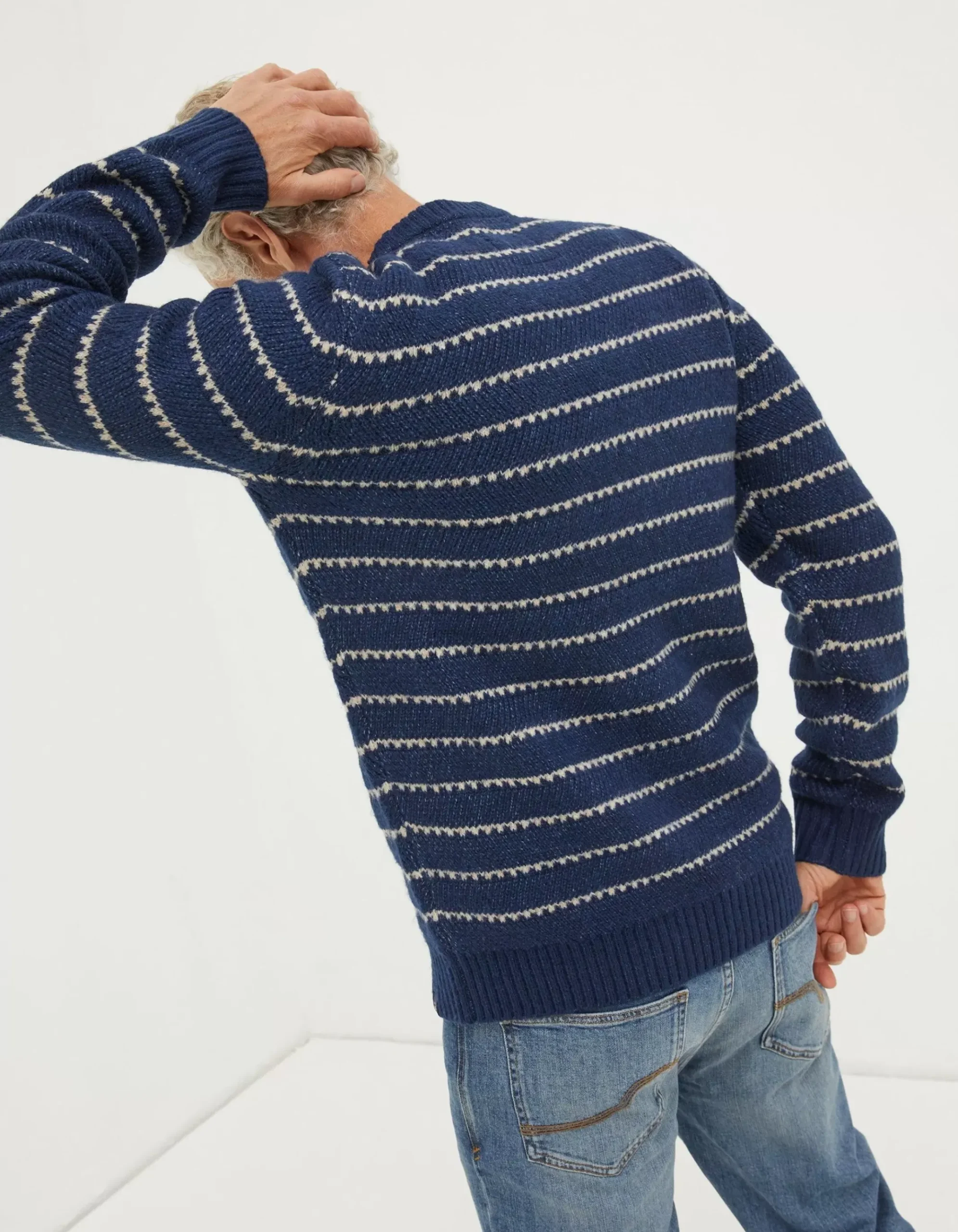 Calder Stripe Crew Jumper