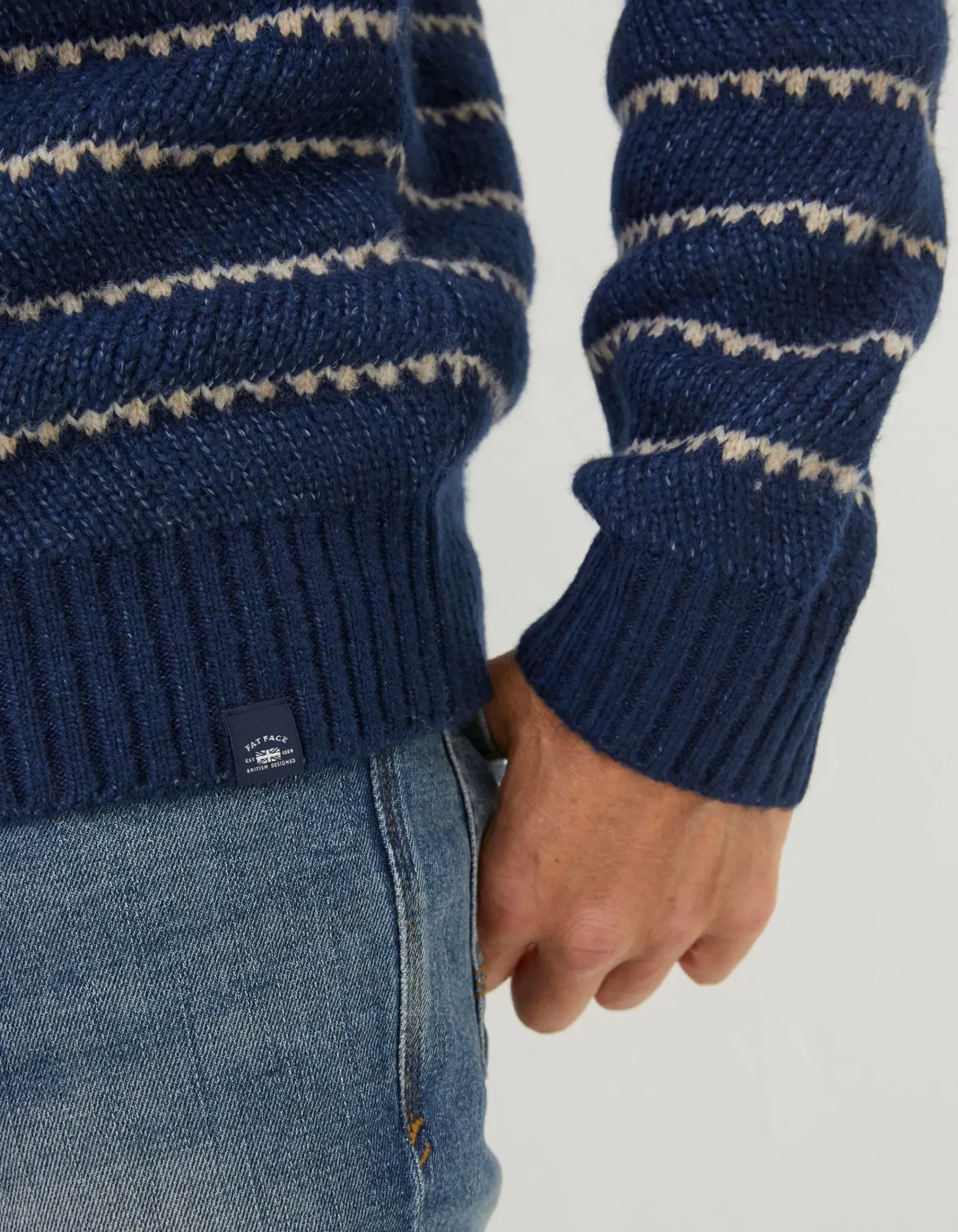 Calder Stripe Crew Jumper