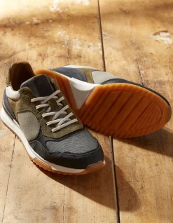 Colour Block Mens Trainers