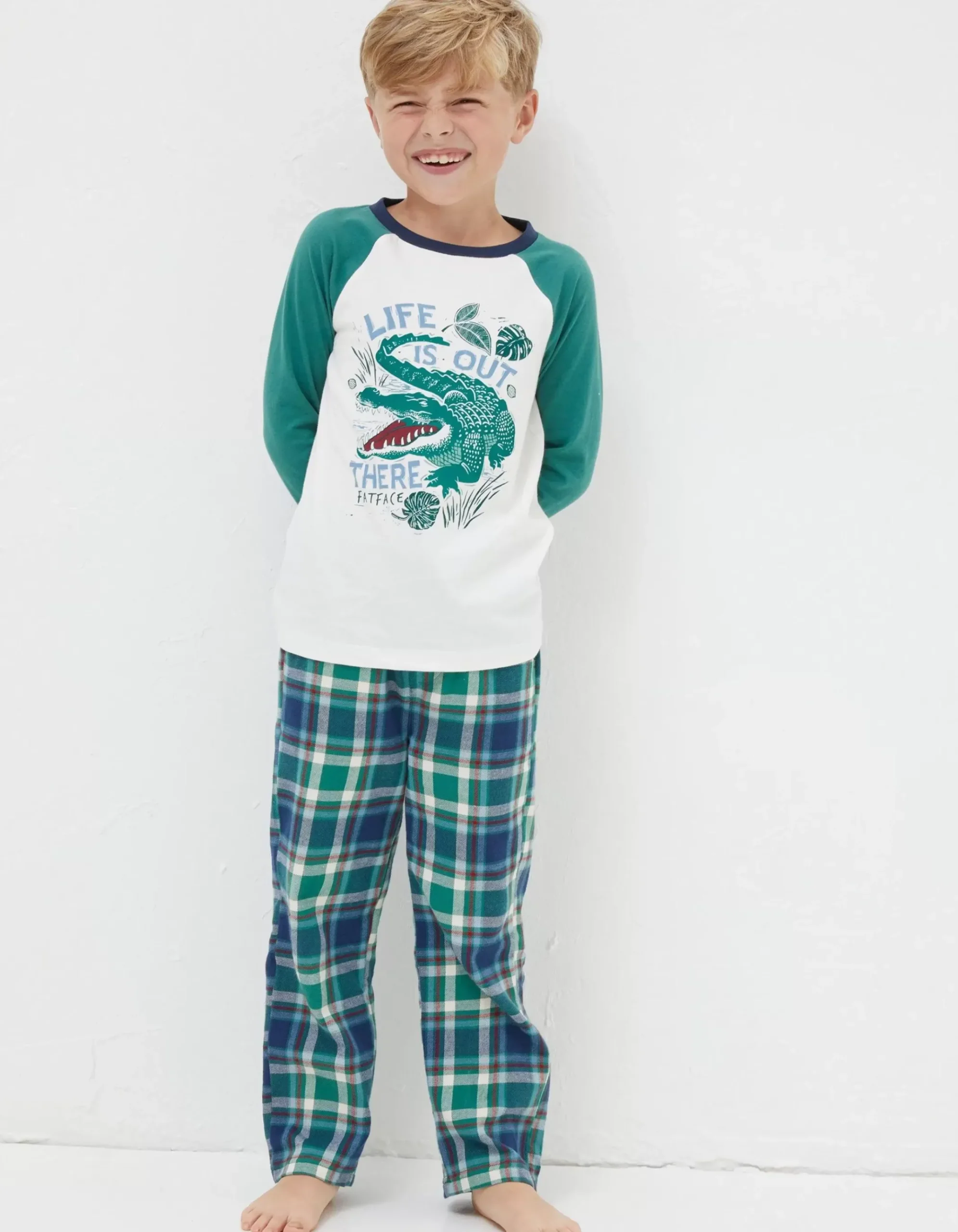 Crocodile Check Pyjama Set