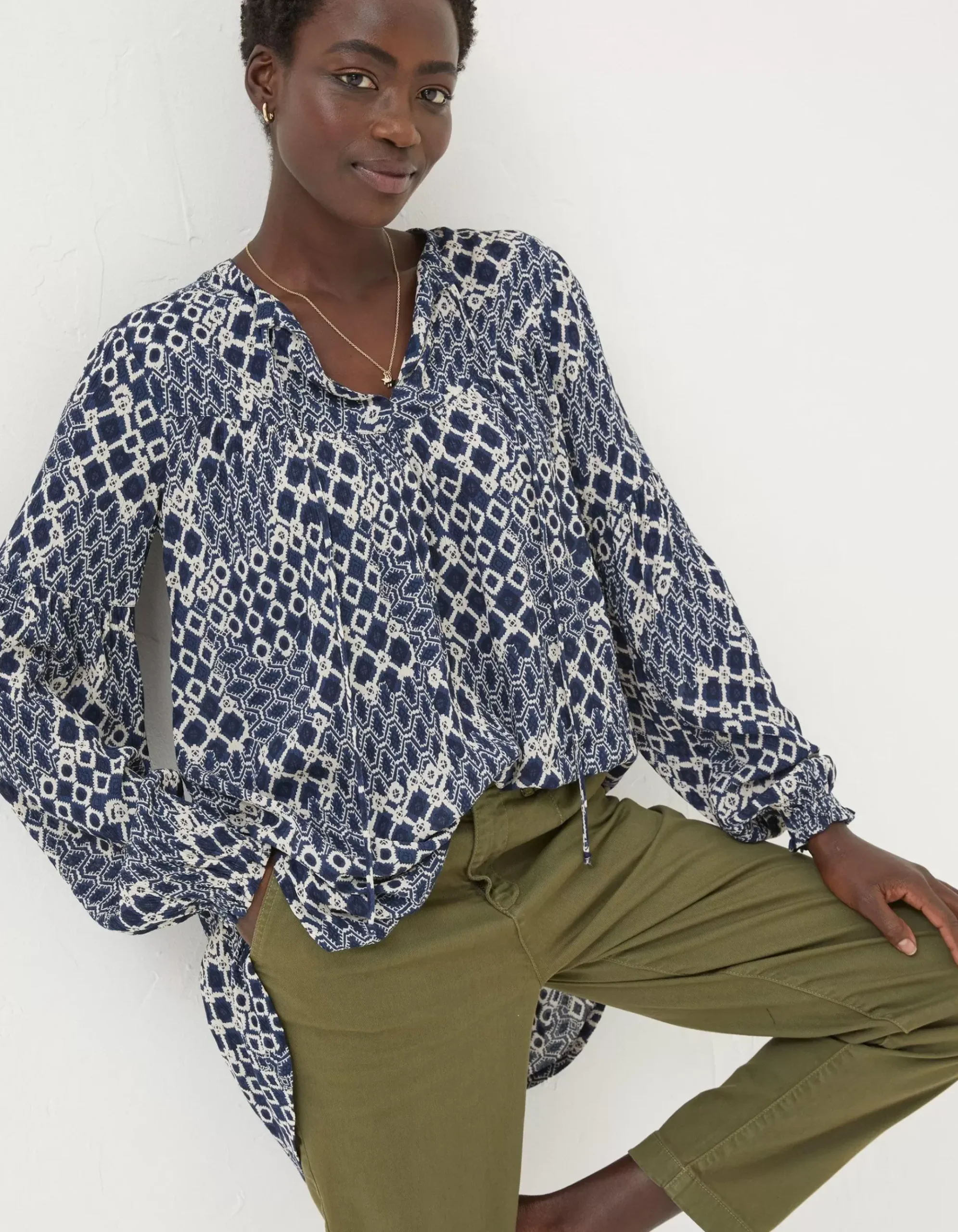 Georgie Patchwork Geo Tunic