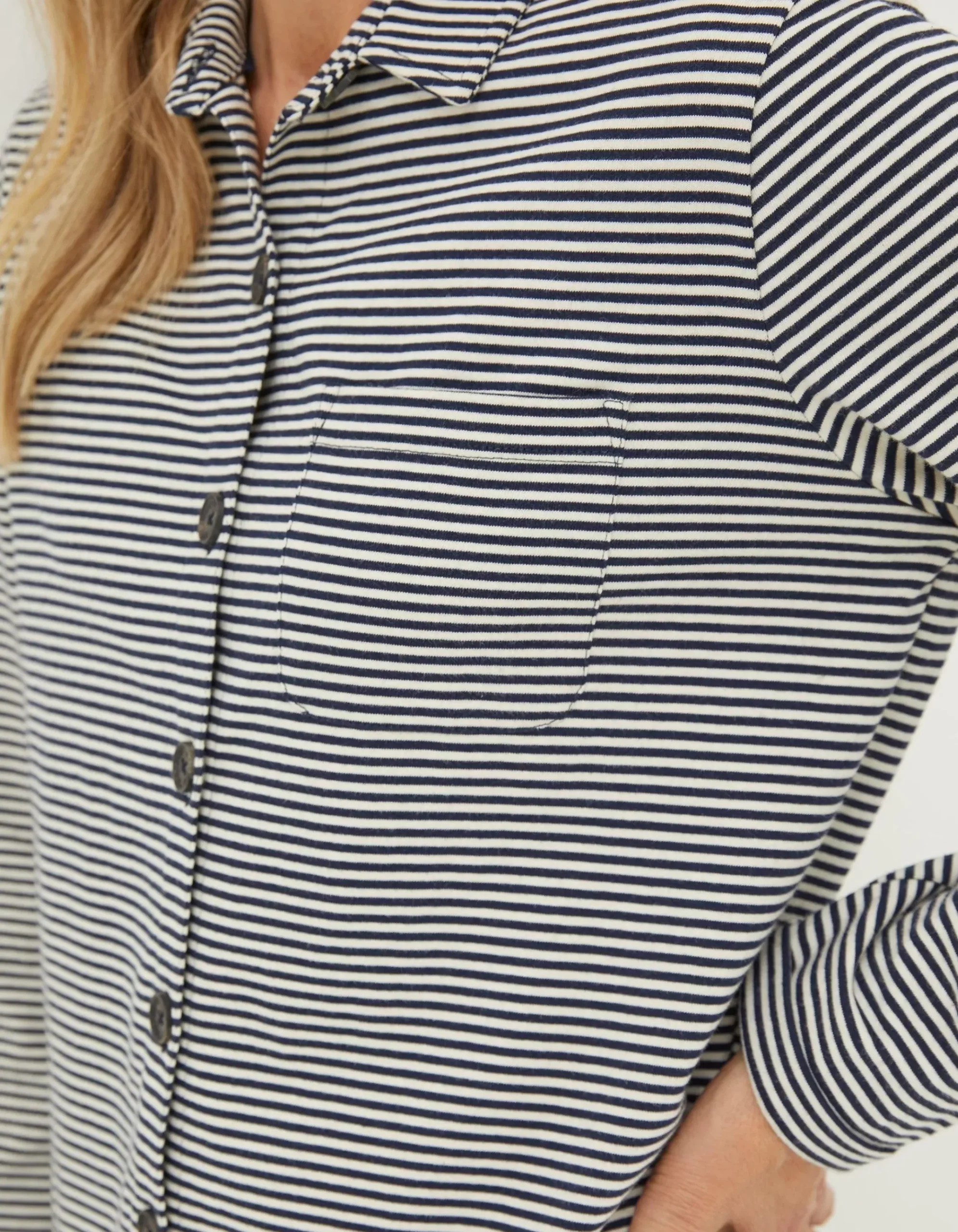 Jess Stripe Jersey Shirt