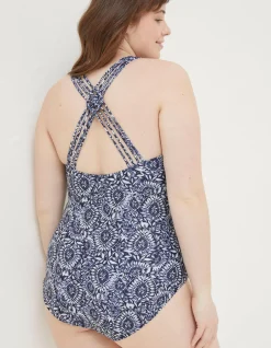 Watercolour Batik Swimsuit